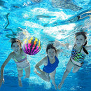 Hiboom Swimming Pool Toys Ball, Underwater Game Swimming Accessories Pool Ball for Under Water Passing, Dribbling, Diving and Pool Games for Teens, Adults, Ball Fills with Water (Multi Color)