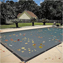 2022 Upgraded Swimming Pool Leaf Net Cover Protective Rectangular Fine Mesh with 3m-10m Rope Versatile,Lightweight and Durable In-ground Pool Leaf Blanket Cover|Keeps Leave (4m*8m)