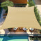 Shade&Beyond Sun Shade Sail Canopy 12'x16' Rectangle UV Block for Patio Deck Yard and Outdoor Activities Sand