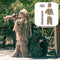 Kids Ghillie Suit Breathable Lightweight Camo Ghillie Suit for Woodland Hunting Outfit, Brown 140~160CM