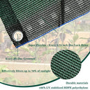 UCINNOVATE 70% Green Shade Cloth 10 x 10 ft Sunblock Mesh Fabric Garden Shade Cloth, Durable UV Resistant Plant Cover, Green Shade Net with Grommets & Eyelets for Greenhouse Patio Pergola Outdoor