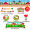 Farm Animal Party Supplies,130pcs Farm Animal Party Tableware Set - Farm Animals Paper Plates Cups Napkins Tablecloth Banner etc Barnyard Animals Birthday Party Tableware Supplies for Kids, Serves 16