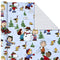 Hallmark Christmas Peanuts Wrapping Paper with Cut Lines on Reverse (Pack of 3, 105 sq. ft. TTL) Snoopy, Charlie Brown, Woodstock (5JXW1036)