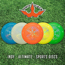 Indy - Dirty Disc (175 g) (Orange) Frisbee, Professional Frisbee Disc, Throwing Disc, Flying Disc, Sports Toy, Sports Game for Children and Adults