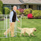 PaWz 8 Panel 24'' Pet Dog Playpen Puppy Exercise Cage Enclosure Fence Metal