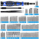 AMIR Precision Screwdriver Set (Newest) 106 in 1 with 102 Bits Magnetic Torx Screwdriver kit with Case Professional Repair Tool with Magnetizer for Electronics PC iPhone iPad Watch Jewelers Blue