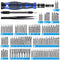 AMIR Precision Screwdriver Set (Newest) 106 in 1 with 102 Bits Magnetic Torx Screwdriver kit with Case Professional Repair Tool with Magnetizer for Electronics PC iPhone iPad Watch Jewelers Blue