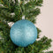 10cm/6Pcs Christmas Baubles Shatterproof Light Blue, Christmas Tree Decorations Ball Ornaments Balls Xmas Hanging Decorations Holiday Decor - Shiny,Matte,Glitter