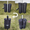 Goutime Canopy Weight Bags 40 lb for Pop Up Canopy Tent Legs, Gazebo Sand Bag Weights Set of 4 Black