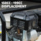 Black Eagle 2" Twin Impeller High Pressure Water Pump - 6.5HP Genuine HONDA GX200 Engine - Heavy-duty Petrol Fire Fighting High Flow Water Transfer Pump with Superior Reliability - 115m Pump Lift