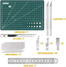 Exacto Knife Precision Carving Craft Hobby Knife Kit with 40 PCS Exacto Blades for DIY Art Work Cutting, Hobby, Scrapbooking, Stencil