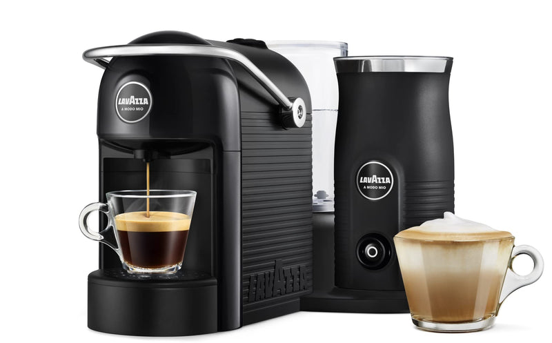 Lavazza Jolie Black & Milk Frother A Modo Mio Coffee Machine