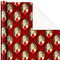 Hallmark Foil Christmas Wrapping Paper with Cut Lines on Reverse (3 Rolls: 60 sq. ft. TTL) Classic Santa Claus, Gold Merry Christmas, Green Plaid with Gold Trees