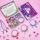 Charm Bracelet Making Kit,Jewelry Making Supplies Beads,Unicorn/Mermaid Crafts Gifts Set for Girls Teens Age 8-12