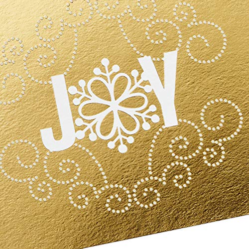 Hallmark Religious Boxed Christmas Cards Assortment, Gold Foil (48 Cards with Envelopes)
