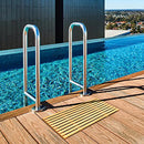Clevinger Bamboo Bath Mat, Non Slip Shower Mat for Bathroom,Sturdy Waterproof Wooden Floor Bath Duck Board for Easy Storage,Standard Bath mat for Bathroom Showers, Bathtubs, Floors, Indoor and Outdoor Use