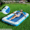 Inflatable Tanning Pool Lounger Float - Jasonwell 4 in 1 Sun Tan Tub Sunbathing Pool Lounge Raft Floatie Toys Water Filled Tanning Bed Mat Pad for Adult Blow Up Kiddie Pool Kids Ball Pit Pool (L)