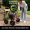 Liberty Garden 870-M1-2 Industrial 4-Wheel Garden Hose Reel Cart, Holds 300-Feet of 5/8-Inch Hose - Tan