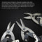 NUZAMAS 3 Piece Set Aviation Tin Snips Straight Left Right Angled Cut Thin Steel Sheet Metal Cutters