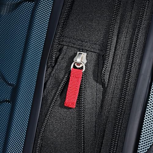 Samsonite Omni Pc Hardside Expandable Luggage, Teal, Checked-Medium 24-Inch, Omni Pc Hardside Expandable Luggage with Spinner Wheels