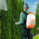 VEVOR Battery Powered Backpack Sprayer, 0-90 PSI Adjustable Pressure, 4 Gallon Tank, Back Pack Sprayer with 8 Nozzles and 2 Wands, 12V 8Ah Battery, Wide Mouth Lid for Weeding, Spraying, Cleaning