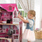 KidKraft Amelia Wooden Dolls House with Furniture and Accessories Included, 3 Storey Play Set with Lift for 30 cm/12 Inch Dolls, Kids' Toys, 65093