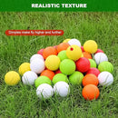 40 Pack Foam Golf Practice Balls,Realistic Feel and Limited Flight, Soft True Spin and Feel Training Balls Ideal for Indoor and Outdoor Training