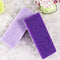 HEALIFTY 2Pcs Foot Pumice Stone Exfoliator Pedicure File Block Callus Remover Scrubber (Purple)