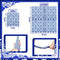 Sinmoe 200 Pcs Blue Floral Paper Napkins Guest 2 Layers Disposable Hand Towels for Bathroom White Cocktail Decorative Luncheon Napkin Dinner Wedding Tea Party