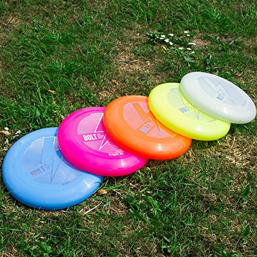 BOLT OneSevenFive Ultimate Frisbee Flying Disc! Loads of UV Colours Available! (UV Orange)