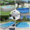 Ofuzzi Cyber Cordless Robotic Pool Cleaner, Max.120 Mins Runtime, Self-Parking, Automatic Pool Vacuum for All Above/In Ground Pools Up to 1076ft² of Flat Bottom (Grey)