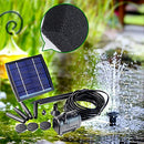 1.5W Solar Power Fountain Water Pump Kit Pond Pool Submersible Pump Outdoor Garden Pool