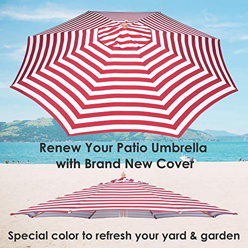 Yescom 13 Ft Patio Umbrella Replacement Canopy Market Table Top Outdoor Sunshade Cover