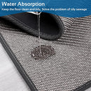 [2 PCS] Jabykare Non Slip Absorbent Kitchen Floor Mat for Standing Front Sink - Non-Skid & Comfort Kitchen Rugs and Mats, Door Mat for Laundry, Kitchen (Grey)