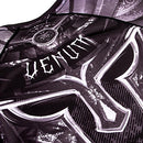 (X-Large, Black/White) - Venum Men's Gladiator 3.0 Short Sleeves Rashguard