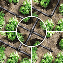 Gardrip 1/4 Inch Drip Irrigation Fittings Kit：200 Pieces Drip Irrigation Parts for 1/4" Drip Irrigation Tubing Drip Line Irrigation Barbed Connectors for Garden Drip Irrigation System 85 Couplings 60 Tees 20 Elbows 25 Plugs 10 Crosses