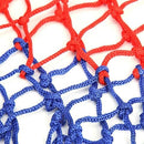 2PCS All-Weather Basketball Net Red+White+Blue Tri-Color Basketball Hoop Net - Official Size, 21-Inch, 12-Loop Durable Hoop Net for Indoor and Outdoor Use