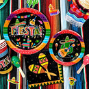 Mexican Themed Fiesta Party Supplies,161pcs Mexican Fiesta Party Decorations&Tableware Set-Fiesta Party Banner Plates Tablecloth Cups Napkins etc Fiesta Theme Party Supplies for Kids Adults