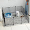 16 Panel Pet Playpen Foldable Small Animal Cage with Door Metal Pet Fence Indoor/Outdoor for Puppy, Rabbit, Kitten, Guinea Pig, Turtle, Hedgehog