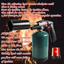 DOMINOX Propane Torch Butane Grill Cooking Sous Vide Charcoal Fire Starter Flame Torch Lighter Kitchen Culinary Torch Gun for Creme Brulee Campfire BBQ Searing Camping (Propane Not Included)