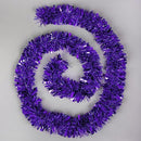 SHATCHI 1.8m/6Ft Purple Luxury Deluxe Chunky Christmas Tinsel Garland Xmas Tree Decorations