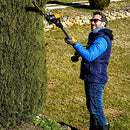 WORX 20V Cordless Pole Hedge Trimmer with POWERSHARE 2Ah Battery and Charger - WG252E
