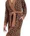 UGG Women's Lenny Robe Ii Jacquard Robe, Cider Leopard, XS
