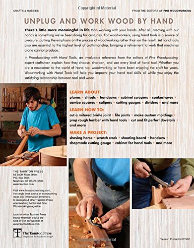 Woodworking With Handtools: Tools, Techniques & Projects