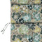 Magpie Fabrics Patio Tufted High Back Chair Cushion 2 Count, Waterproof Fade Resistant Indoor Outdoor Deep Seating Rocking Chair Swing Seat/Back Cushions - Green Floral