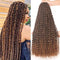 Xtrend 24 Inch Passion Twist Hair Ombre 7 Packs Water Wave Crochet Hair for Long Passion Twist Crochet Hair Long Bohemian Braiding Hair Extensions 18 Strands/Pack T30#