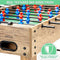 GoSports 48 Inch Game Room Size Foosball Table - Oak Finish - Includes 4 Balls and 2 Cup Holders