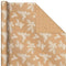 Hallmark Kraft Recyclable Christmas Wrapping Paper with Cut Lines (2 Rolls: 150 Sq. Ft. Ttl) Green Trees on White, White Pine Cones on Brown Kraft for Holidays, Hanukkah, Winter Solstice, Weddings, 0005JXW1203