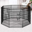 i.Pet36" 8 Panel Pet Dog Playpen Rabbit Play Pen Playpens Fence Cage Cages Puppy Exercise Enclosure Crate Pets Barrier Portable Outdoor Indoor Run Gate Guinea Pig Heavy Panels Kennel