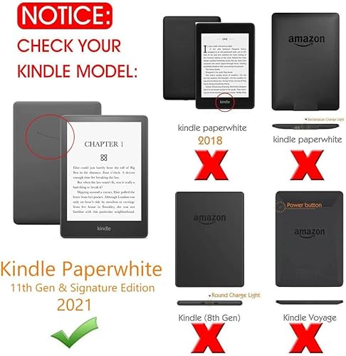 【2 Pack】T Tersely Anti-Glare (Matte) Screen Protector for All-New Kindle Paperwhite 11th Generation 2021 or Kindle Paperwhite Signature Edition 6.8 inch, Premium PET Protective Film, Full-Coverage